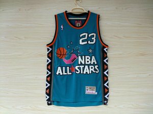 Maillot De Basket All Star 1996 Michael Jordan 23 Engrener Vert
